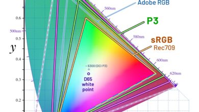 sRGB أم Adobe RGB؟ فضاءات الألوان ببساطة ومتى تستخدم كلاً منها 6 sRGB و Adobe RGB