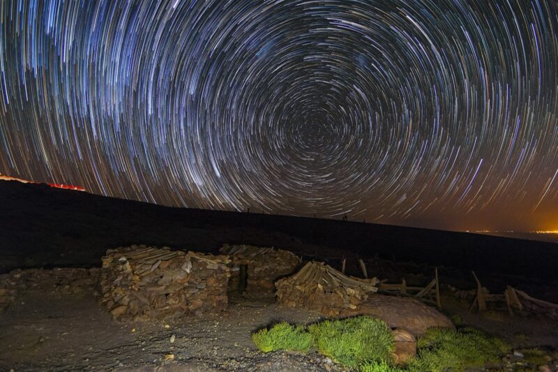 تصوير آثار النجوم